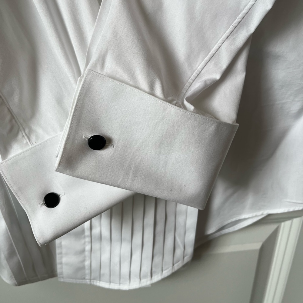 Men's Brooks Brothers Classic Tuxedo Shirt - Picture 2 of 4